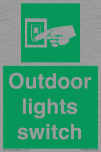 Outdoor lights switch